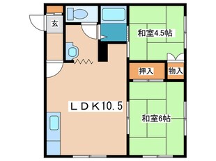 メゾン美樹Ａの物件間取画像